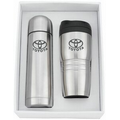 Stainless Steel Thermos & Tumbler Gift Set
